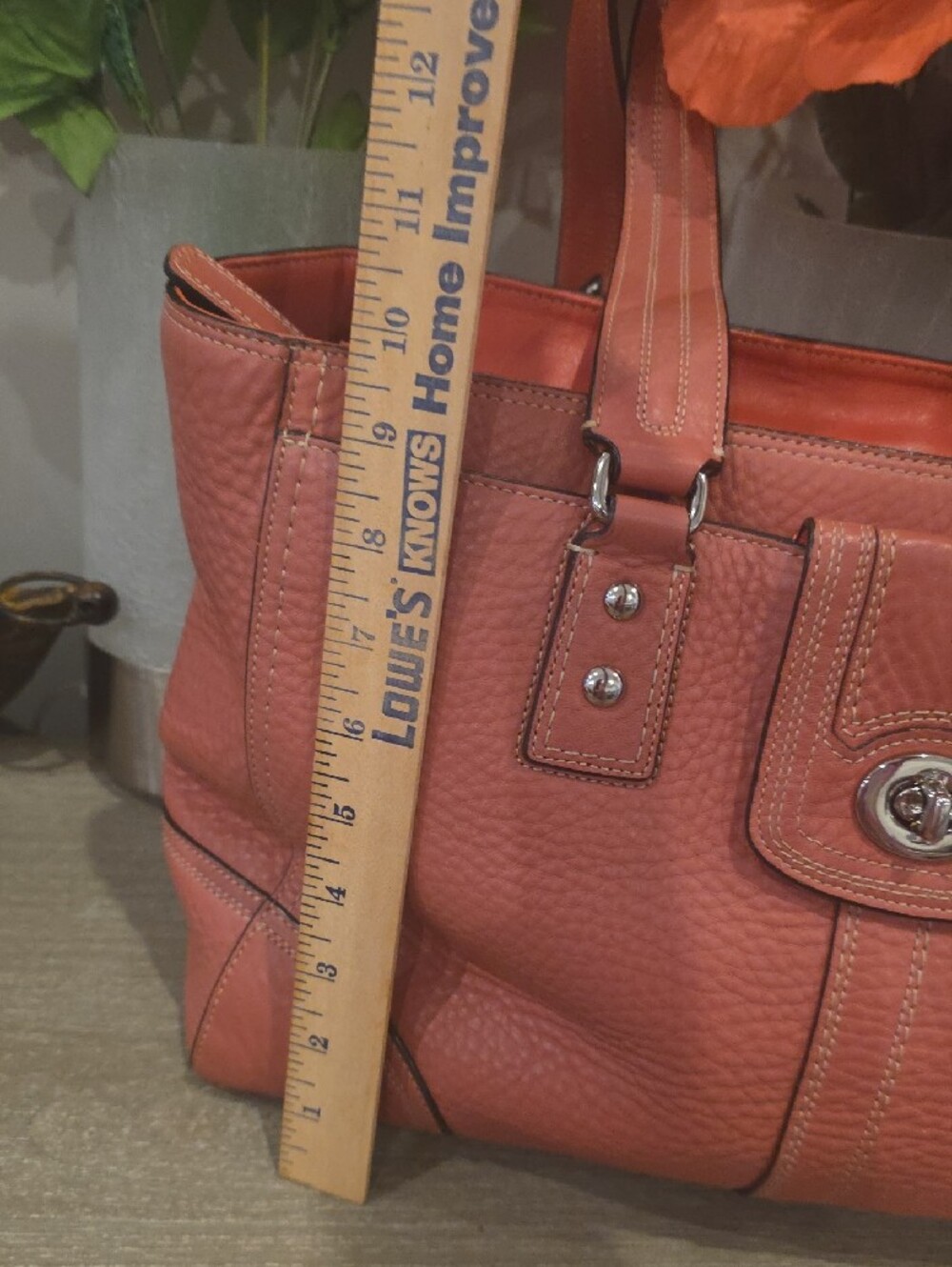 Coach Soft Milled Large Hampton Tote - Picture 3 of 12